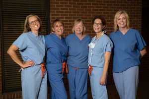 photo of Dr. Nadia Blanchet and other medical practitioners