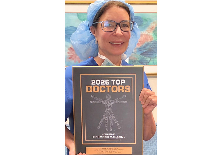 Dr. Blanchet Recognized as Top Plastic Surgeons in Richmond