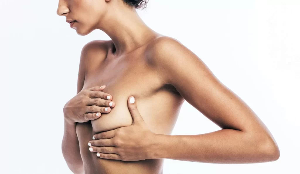 woman looking for breast reconstruction revision surgeon
